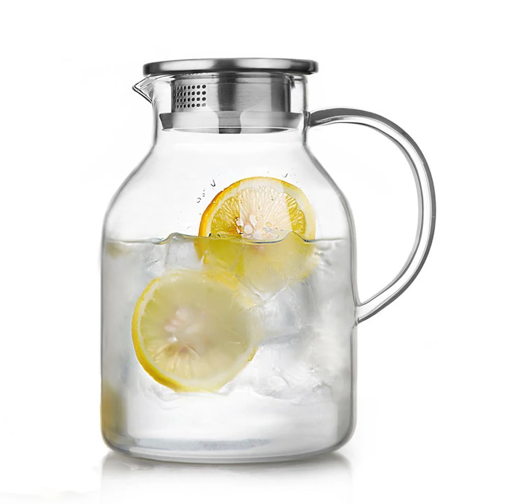 An Iced Tea Pitcher - Borosilicate Glassware - 2 Liter - Image 3