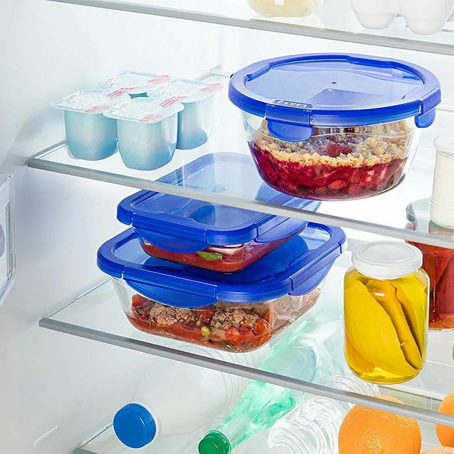 Safer PYREX "Cook & Go" - Biggest Size Round Dish with Lid - 1.6 Liters ≅ 54 oz - Image 3