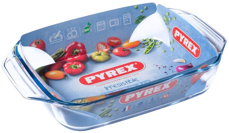 Roasting Pan - French Borosilicate PYREX - Easy Grip - 31 x 20 cm - Image 3